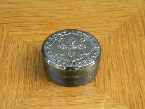 Runde pillendose silber 2 - runde, n°2