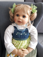 Künstlerpuppe 86 cm, Sina von Monika Peter-Leicht, Lim. 350, Rarität 2008, Top!