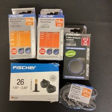Fischer Fahrrad Schlauch Pannenstopp 14 AV  24 DV  27,5 AV 26 DV Fahrradschlauch
