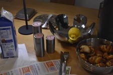 ? Auerhahn Obstschale Edelstahl Blume Form ORIGINAL TOP ?