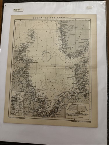 Seekarte nordsee 1905 - seekarte,