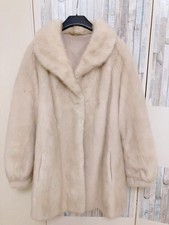 Beige Creme Nerzjacke Pelz