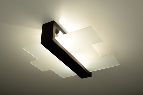 Braun deckenlampe leda e27 - braun,