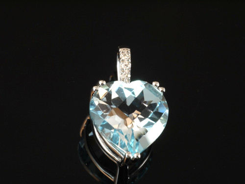 585 weissgold kleiner herz - kleiner,