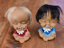 vintage Kawaii CRYING BABY Laughing DOLL Japan Korea 1960th rubber figure RARITY