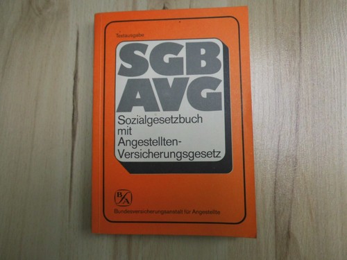 Sgb avg sozialgesetzbuch mit - sgb, /