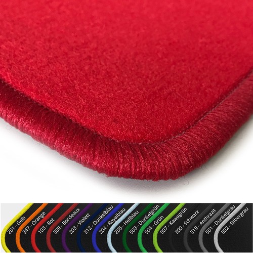 Fußmatten velours rot für - fußmatten,