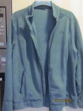 Damen Fleecejacke Gr.46 Quechua grün mit RV AA: 60 cm Sport leicht