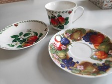 Roy Kirkham, 1 Jumbotass + 2 Untertassen, Redoute Fruit, Orchard