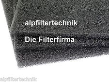 Filtermatte Luftfilter Filter 2x1m PPI10 grob 10mm schwarz Schaumstoff Schwamm