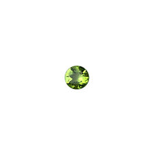Peridot grün ca. 6 mm Rundschliff ca. 1,0 Karat unbehandelt natürlich