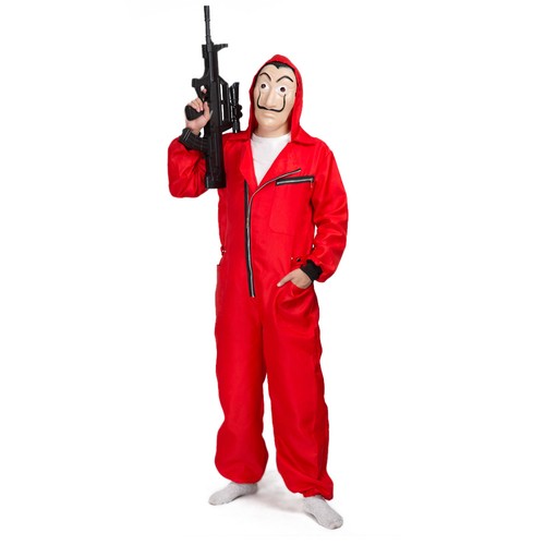 Unisex bankräuber kostüm - unisex,
