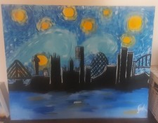Sternennacht von Van Gogh Stil