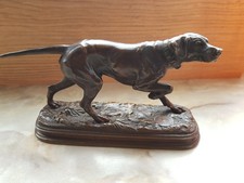 Skulptur Jagdhund  sign