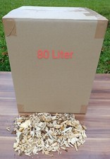 Hackschnitzel 80 Liter Deko Heizen Beet Garten Tierbedarf  Rindenmulch Holz