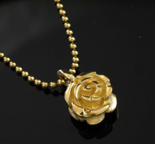 Drachenfels Design Kette mit Rose Sahnehäubchen D BSH 31 AGG und Kette D KK51 AG