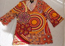 Sarah Kern Hippie Longshirt  70er Farbexplosion 42 + Neu