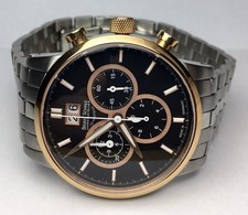 BRUNO SÖHNLE Idas Chronograph Armbanduhr Saphirglas Stahlband 17-53084-741
