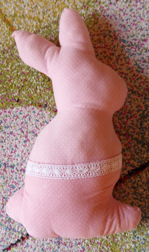 Osterhase stoff selbst genäht - osterhase,
