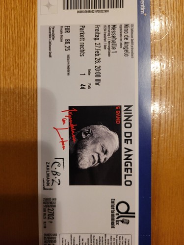 Konzertticket nino angelo - nino, de