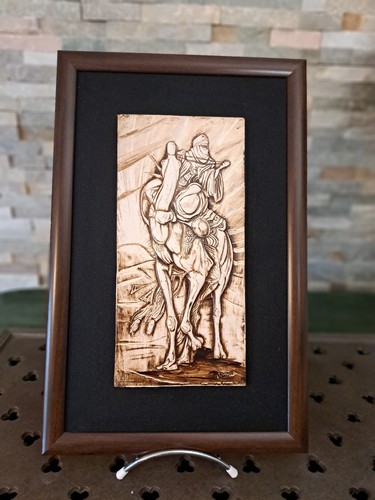 Gemälde auf reliefplatte von - gemälde,