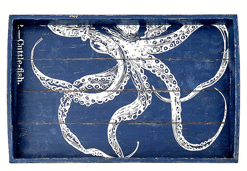 Tablett servierbrett oktopus - tablett,