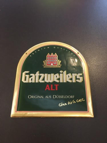 Gatzweilers alt zapfhahnschild - gatzweilers,
