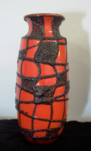 Fat lava vase h41cm - xl,