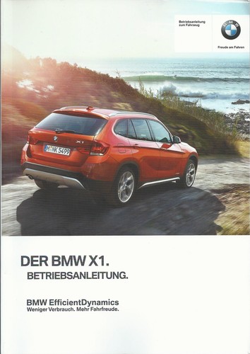 Bmw e84 betriebsanleitung - e84,