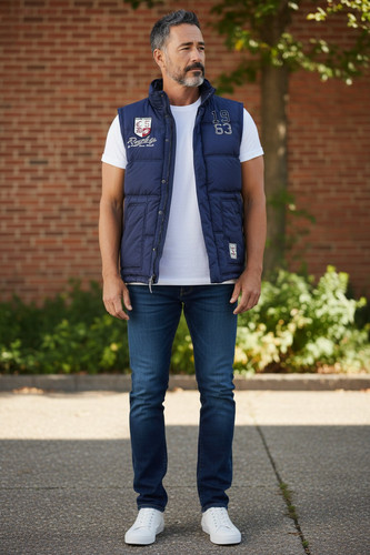 Camp david weste blau xl - david,