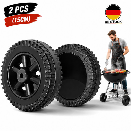 Zoll schwerlast grillräder - schwerlast,