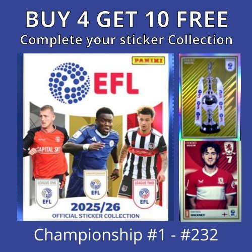 Efl 2026 panini - efl, fußball