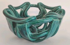 Vintage Green Teal Ceramic