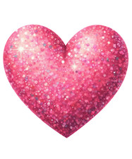  Glitter hearts stickers 9x9
