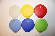 Tupperware Junge Welle Deckel 3912 f. Becher/Tassen ∅ ~ 9 cm Trinkhalm-Auslass