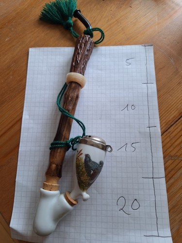 Jägerpfeife keramik holz - jägerpfeife,