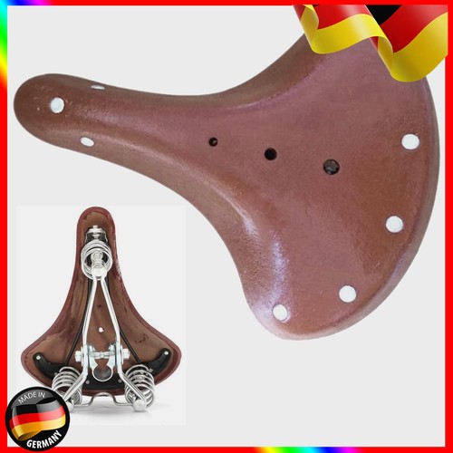 Retro fahrrad ledersattel - fahrrad,