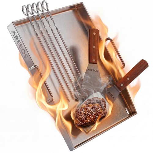 Arebos grillplatte edelstahl - arebos,