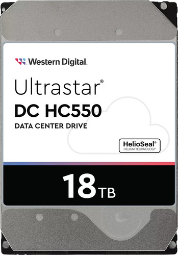 18tb ultrastar hc550 - wd, dc