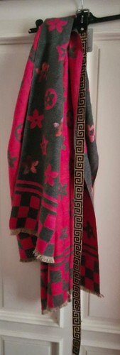 Damen schal schwarz rot - damen,