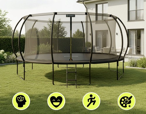 Großes 16ft gartentrampolin - 16ft,