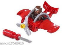 Lego Duplo 3586 Toolo Action Wheeler Stunt Plane Flugzeug  Kunstflieger Figur