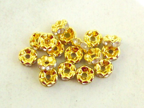 30x strass rondelle - strass,