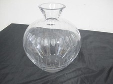 Alte Glas Blumenvase Bauchige