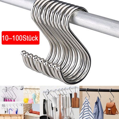 100 stk edelstahl - s, haken