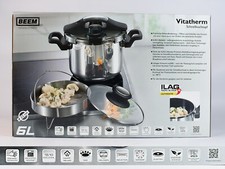 BEEM Vitatherm Schnellkochtopf Set 6 L– Edelstahl & Antihaft alle Herdarten