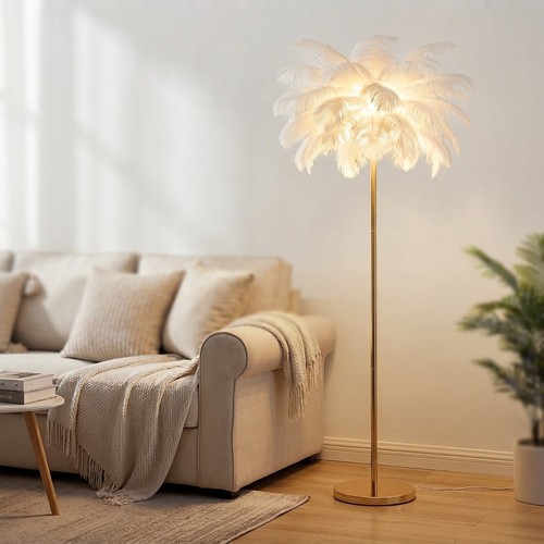 Elegante weiße feder - elegante,