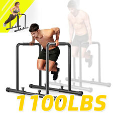 Verstellbar Dip Barren 2er Set Dip Station Push Up Bar Fitness Training 500kg