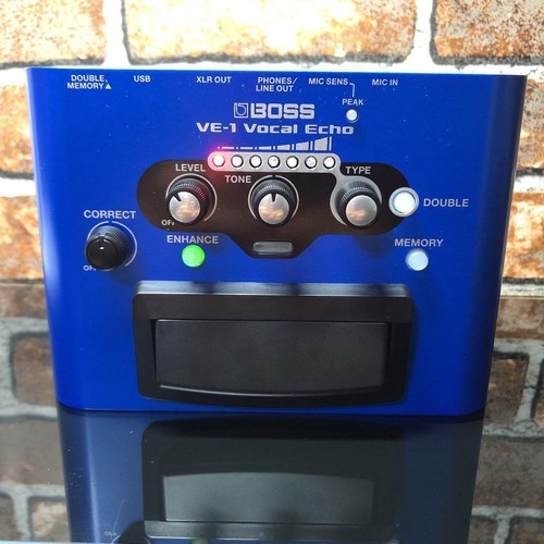 Boss echo effektpedal - boss, ve-1