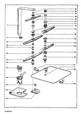 Heizelement  für Miele Spülmaschinen, alle Modelle G 570, G 575 und G 580